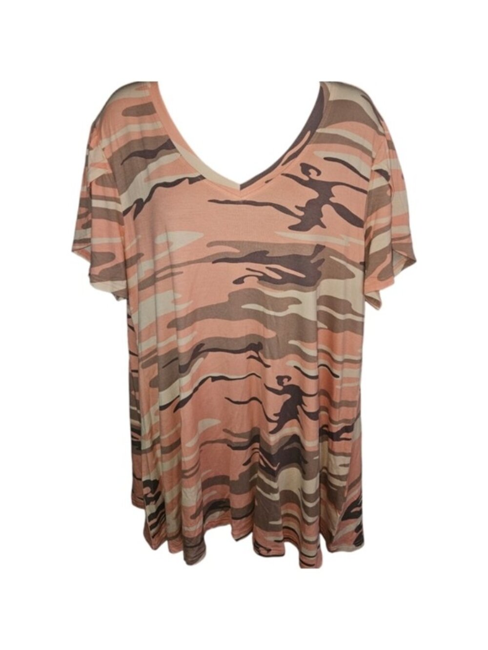 Printed Short Sleeve Top